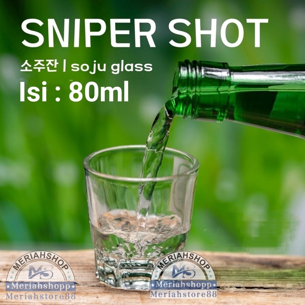 Jual 6pcsset Gelas Sloki Sloky 80ml Ada 2 Model Shot Glass Slocky Soju Arak Kopi Espresso 1942