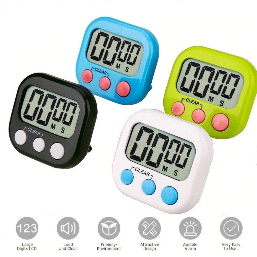 Jual Digital Kitchen Timer Jam Alarm Dapur Masak Clock Stopwatch Magnet ...