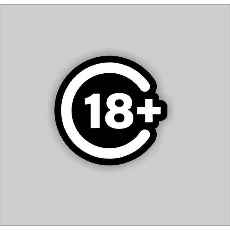 Jual Stiker Sticker Brand 18+ Clothing Journal Hype Aesthetic grafiti ...