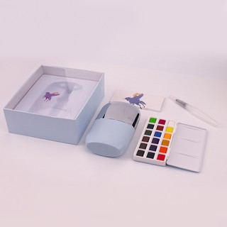 MIYA HIMI Water Color Solid Palette -Portable Travel Watercolor Paint –  AOOKMIYA