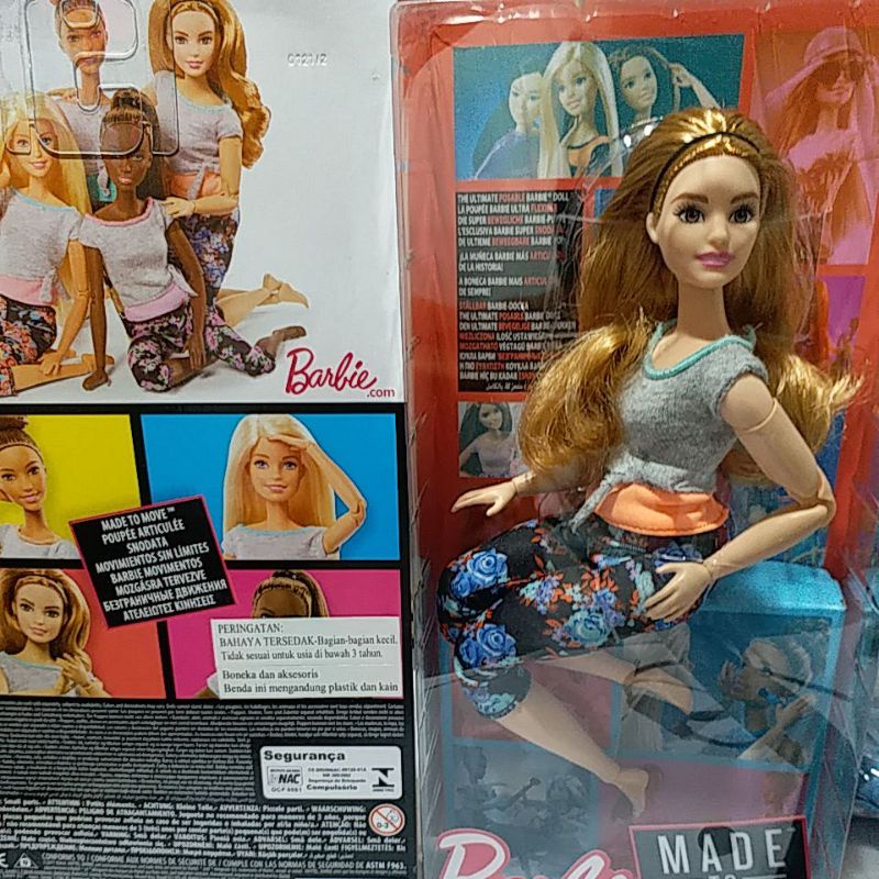 Jual Barbie made to move original mattel MTM doll Shopee Indonesia