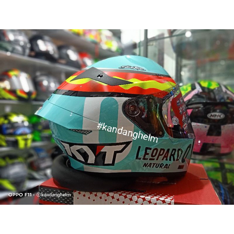 Jual KYT TTC JAOME LEOPARD JAOME FLUX ARBOLINO VISOR FLAT CLEAR ...
