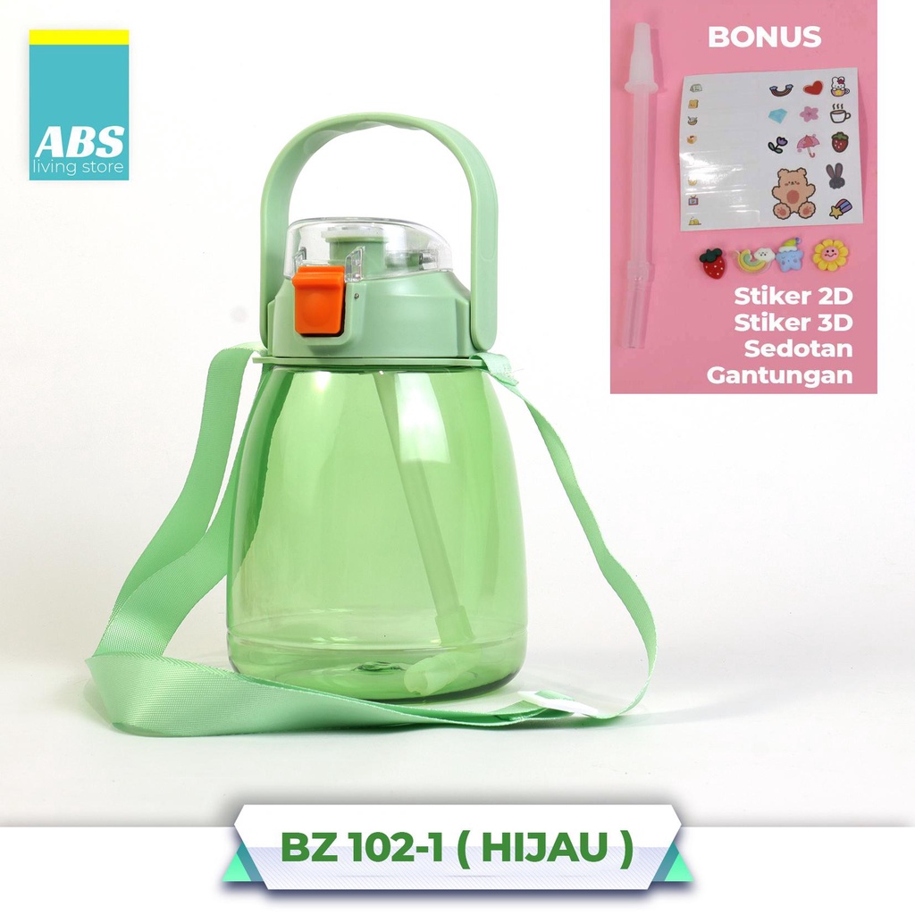 Jual Bebehome Motivational Bottle Botol Motivasi Korean Style 2000ML ...