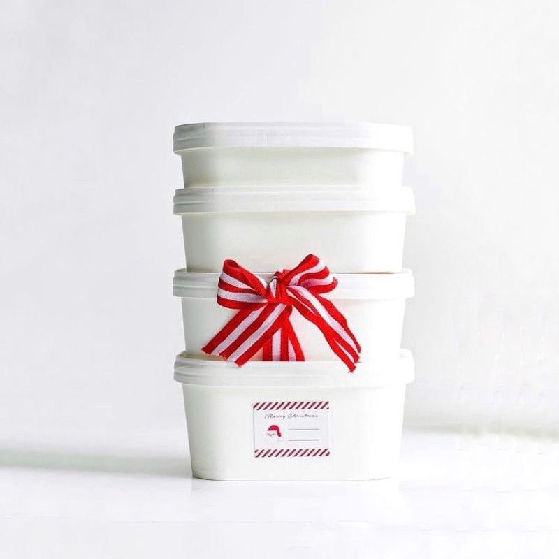 Jual (MIN 5pcs) kotak makanan kraft sustainable cup, cake, dessert ...