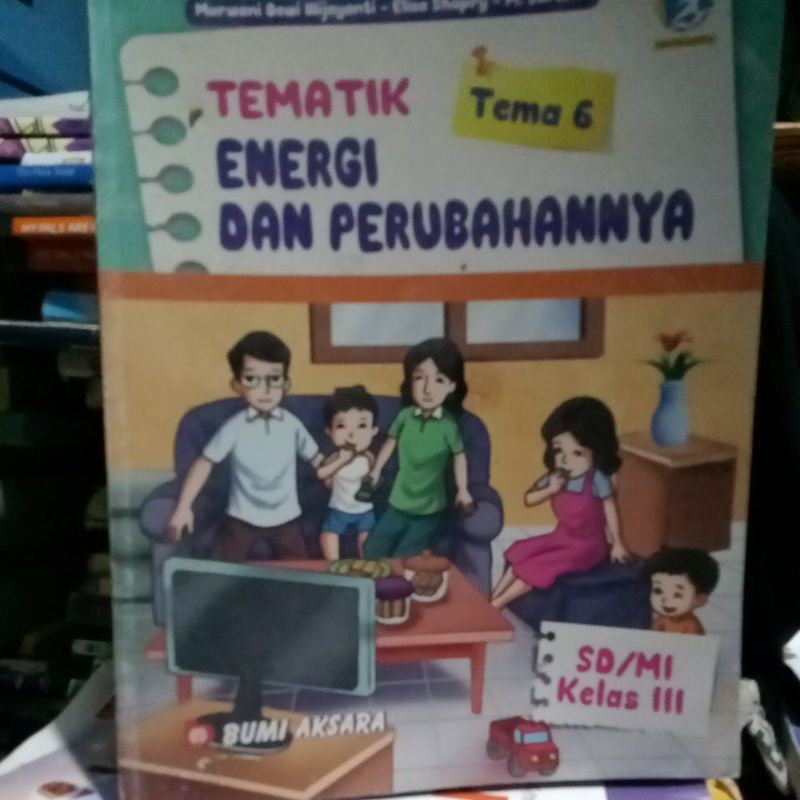 Jual Tematik Tema 6 Energi Dan Perubahannya Untuk Kelas 3 SD | Shopee ...