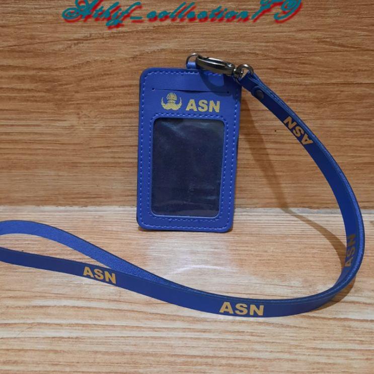 Jual Hemat Menarik Tempat Id Card ASN Korpri Kulit Holder Id Card Kulit ...