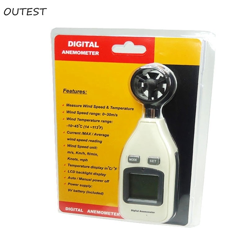 Jual GM816A Digital Electronic Anemometer Alat Ukur Kecepatan Angin