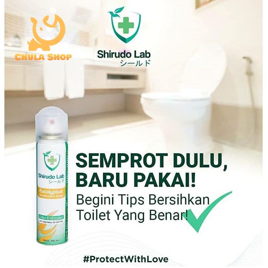 Jual SHIRUDO LAB Disinfectant Spray Shirudo Lab 100 ml Shopee Indonesia