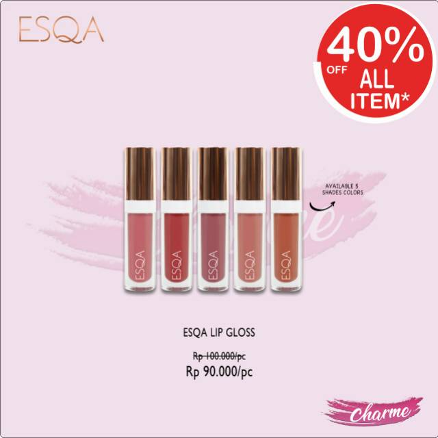 Jual (READY & ORI!) ESQA Lip Gloss London / Sidney / Jakarta / Tokyo