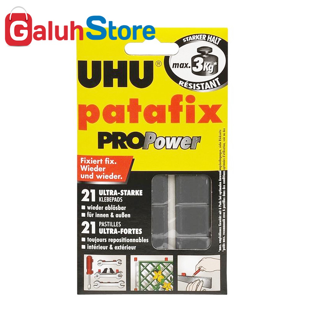 Gommini Adesivi Rimovibili UHU Patafix Propower - Pastilles Adhésives Prédécoupées, Pâte à Fixer Colla Pritt