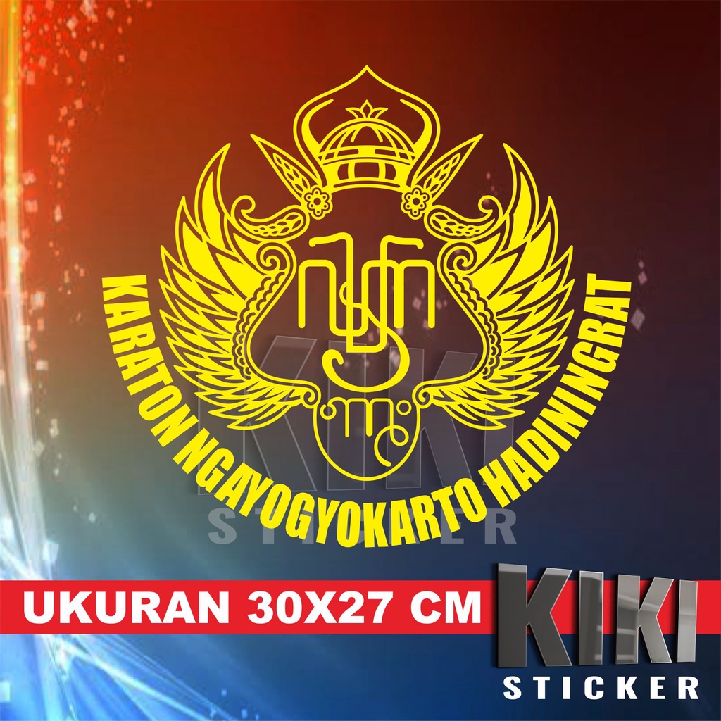 Jual Cutting Sticker Kaca Mobil Body Atau Kap Mesin Stiker Logo Yogya