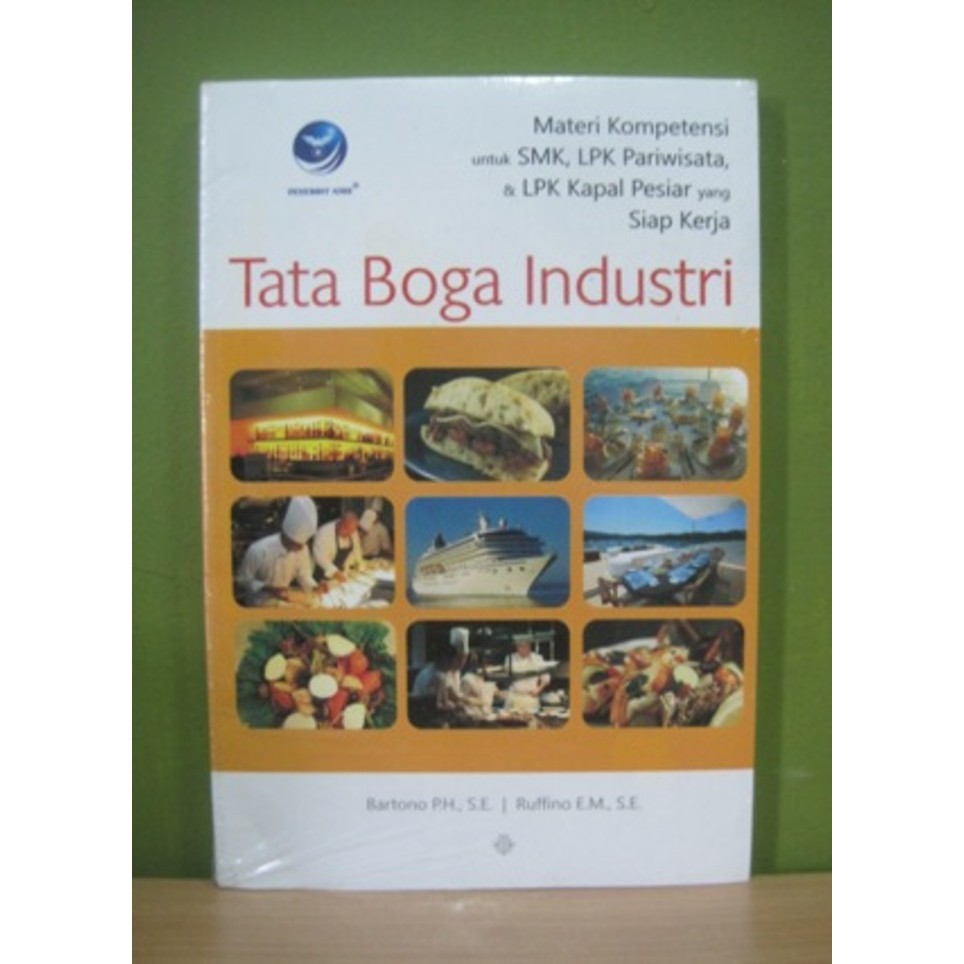 Jual Buku Tata Boga Industri - Bartono | Buku Pendidikan Buku