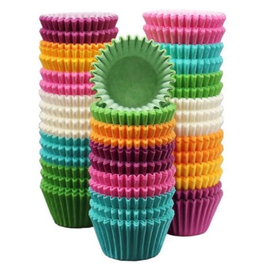 Jual Paper cup baking paper cup cases mini cake nastar coklat case kue ...