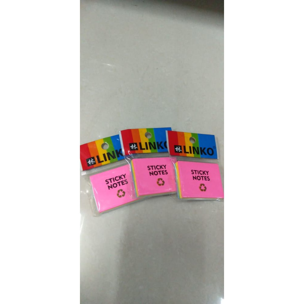 Jual LINKO POST-IT/STICKY NOTES 51x38 | Shopee Indonesia