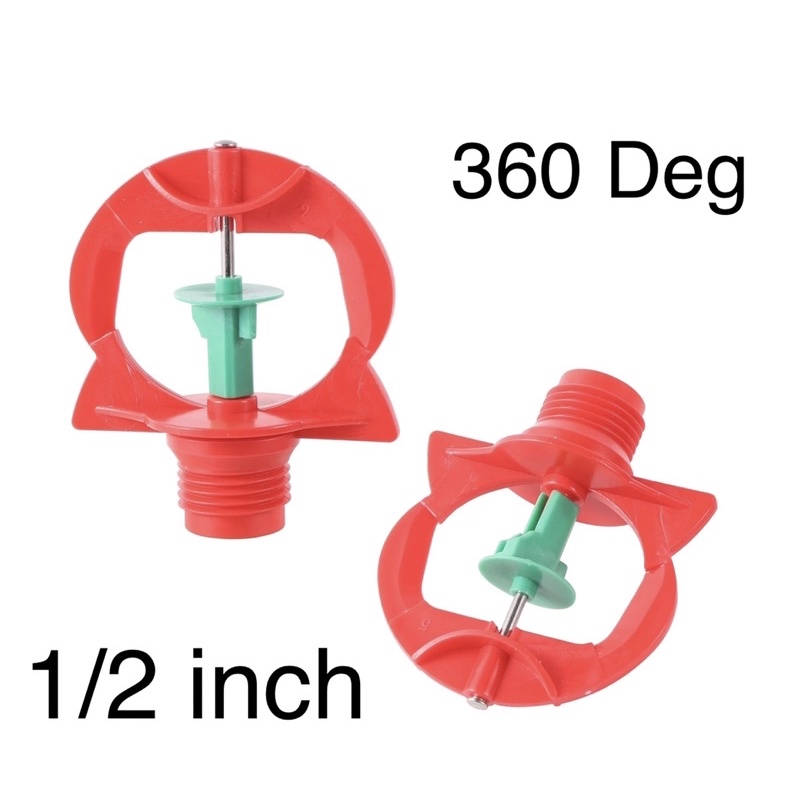 Jual Sprinkler 1/2 inch Putar 360 Derajat Irigasi Plastic Rotating Male ...