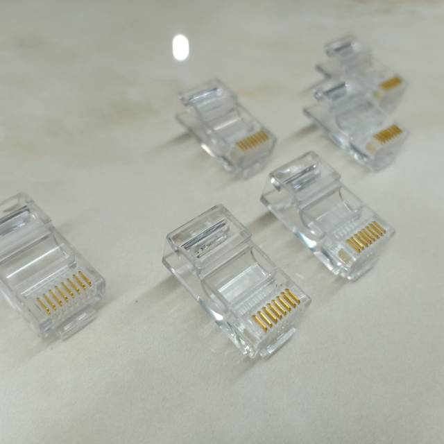 Jual Konektor RJ45 8Pin Plastik Conector RJ-45 AMP untuk Mic Rig ICOM ...