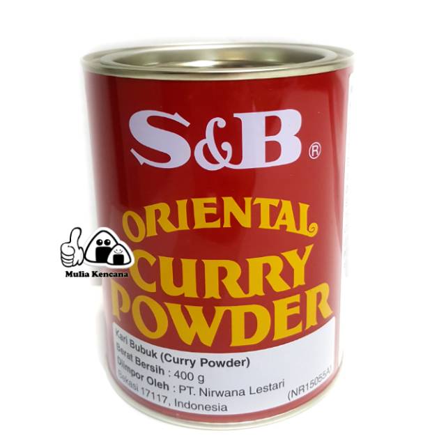 Jual S & B ORIENTAL CURRY POWDER 400GR Shopee Indonesia