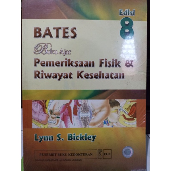 Jual ORI & NEW: BATES-BUKU AJAR PEMERIKSAAN FISIK & RIWAYAT KESEHATAN ...