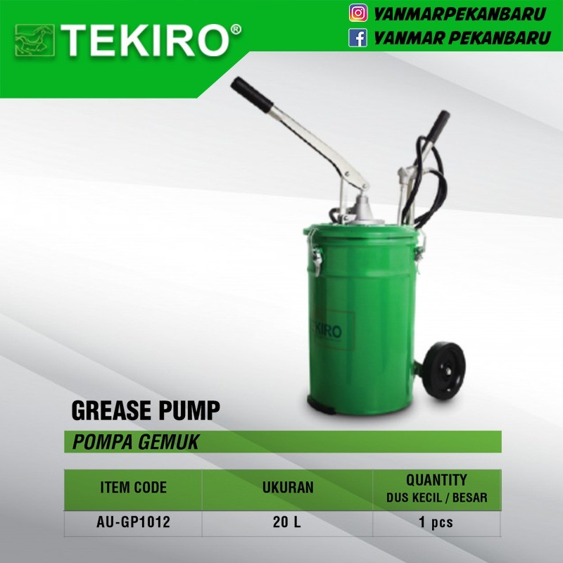 Jual TEKIRO GREASE PUMP POMPA GOMOK DRUM 20L Shopee Indonesia