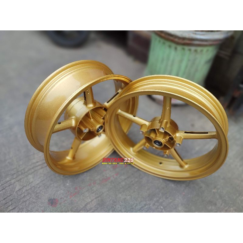 Jual velg vrossi sanca R15 v3 gold mate velg lebar R15 v3 R15 V4 XSR155 ...