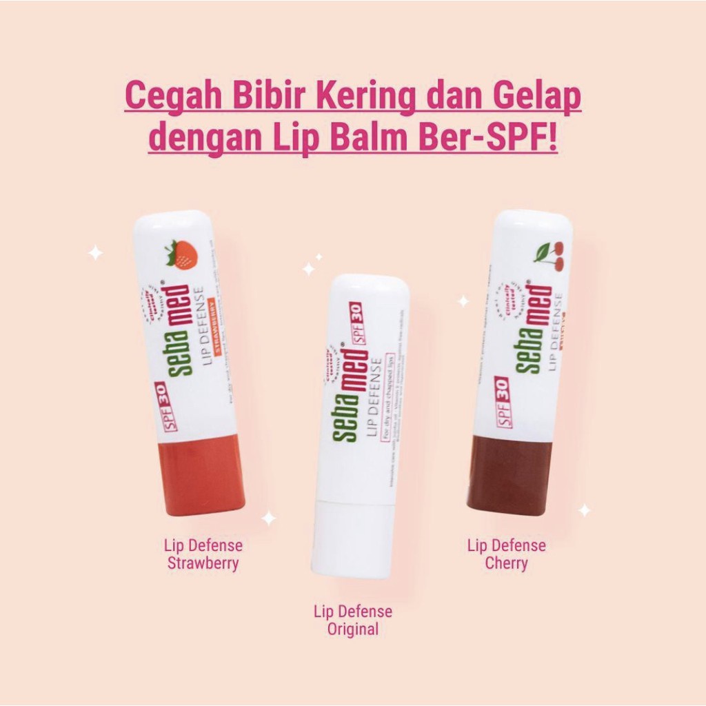Jual SEBAMED Lip Defense SPF 30 / Baby Lip Balm | Shopee Indonesia