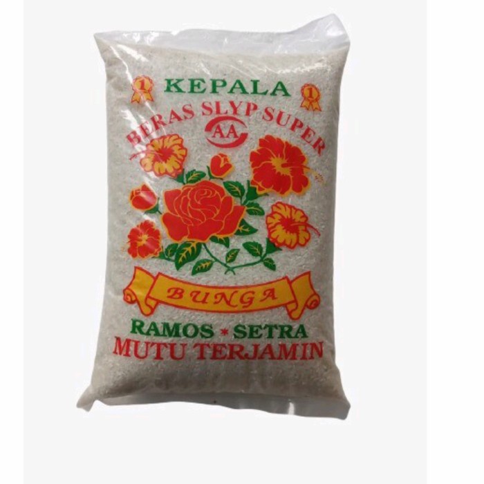 Jual BERAS SETRA RAMOS CAP BUNGA 5kg | Shopee Indonesia