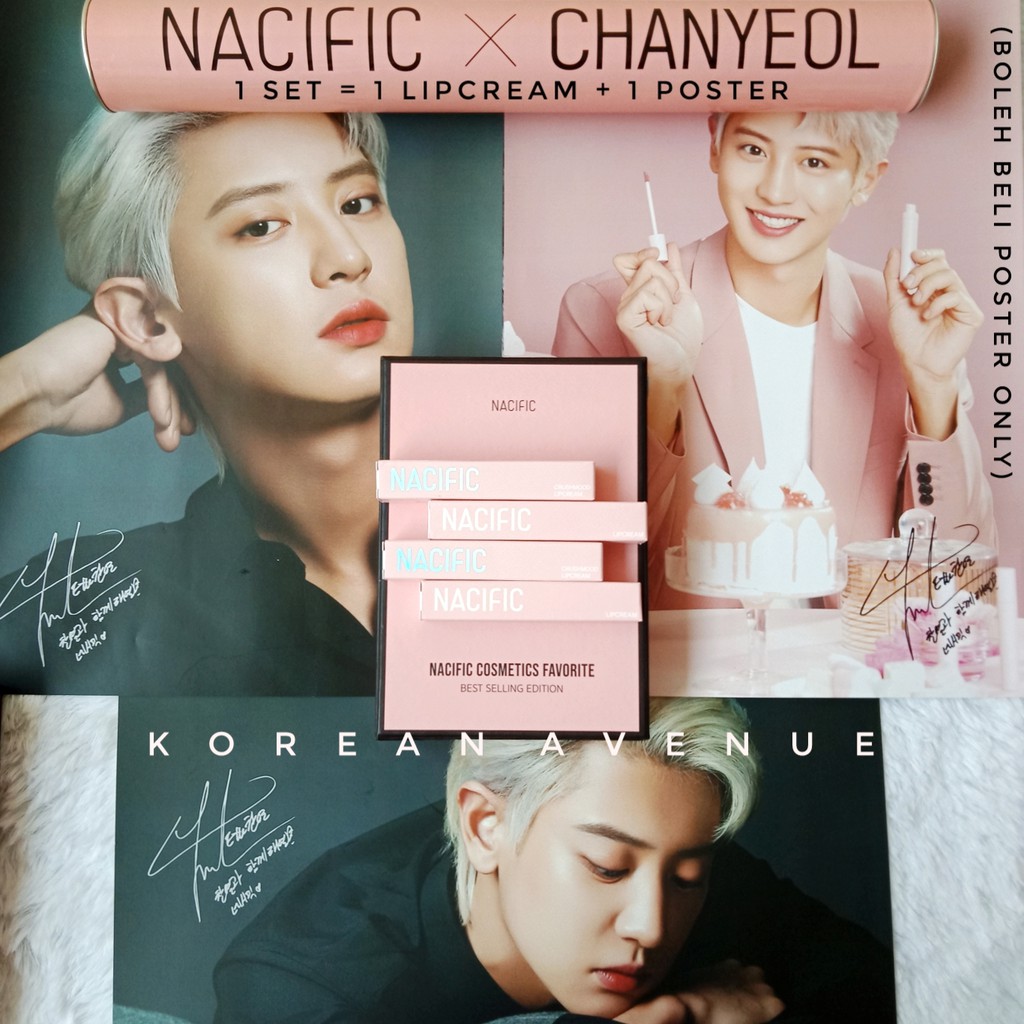 nacific インドネシアトレカ チャニョルセット NACIFIC リップ EXO