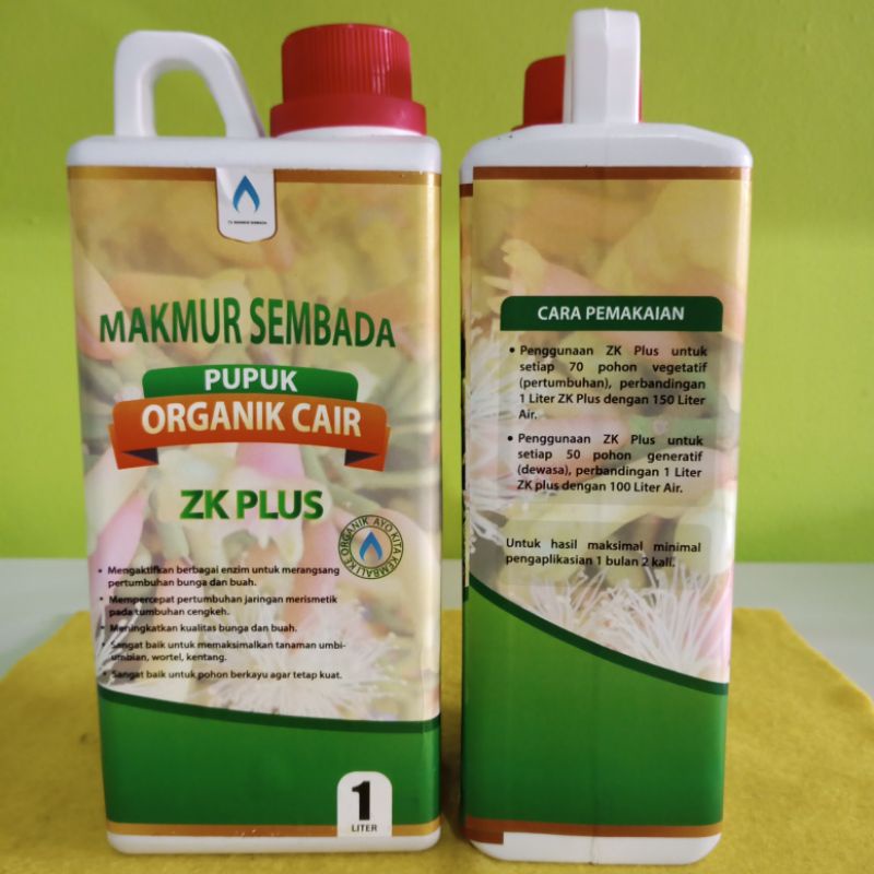 Jual ZK PLUS Pupuk Organik Cair Untuk Merangsang Pertumbuhan Bunga ...