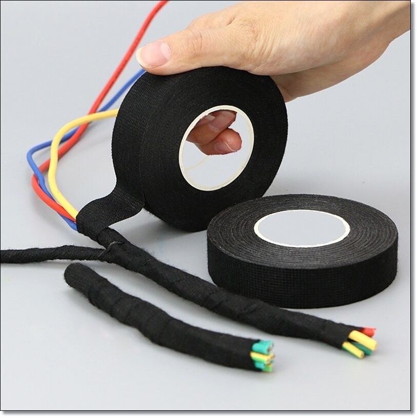 Jual Lakban Isolasi Kain Kabel Listrik Kabel Motor Mobil Adhesive Cloth ...