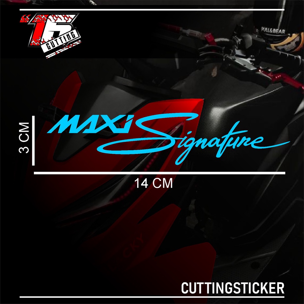 Jual Cutting Sticker MAXI - Stiker Lis Variasi Motor MAXI Street ...