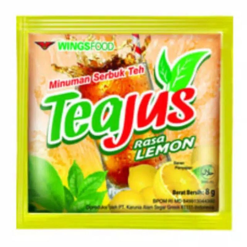 Jual Minuman Teh Serbuk By Teajus 7g Shopee Indonesia 1686