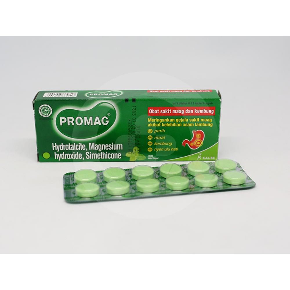 Jual Promag Tablet 1 Strip @ 12 Tablet | Shopee Indonesia
