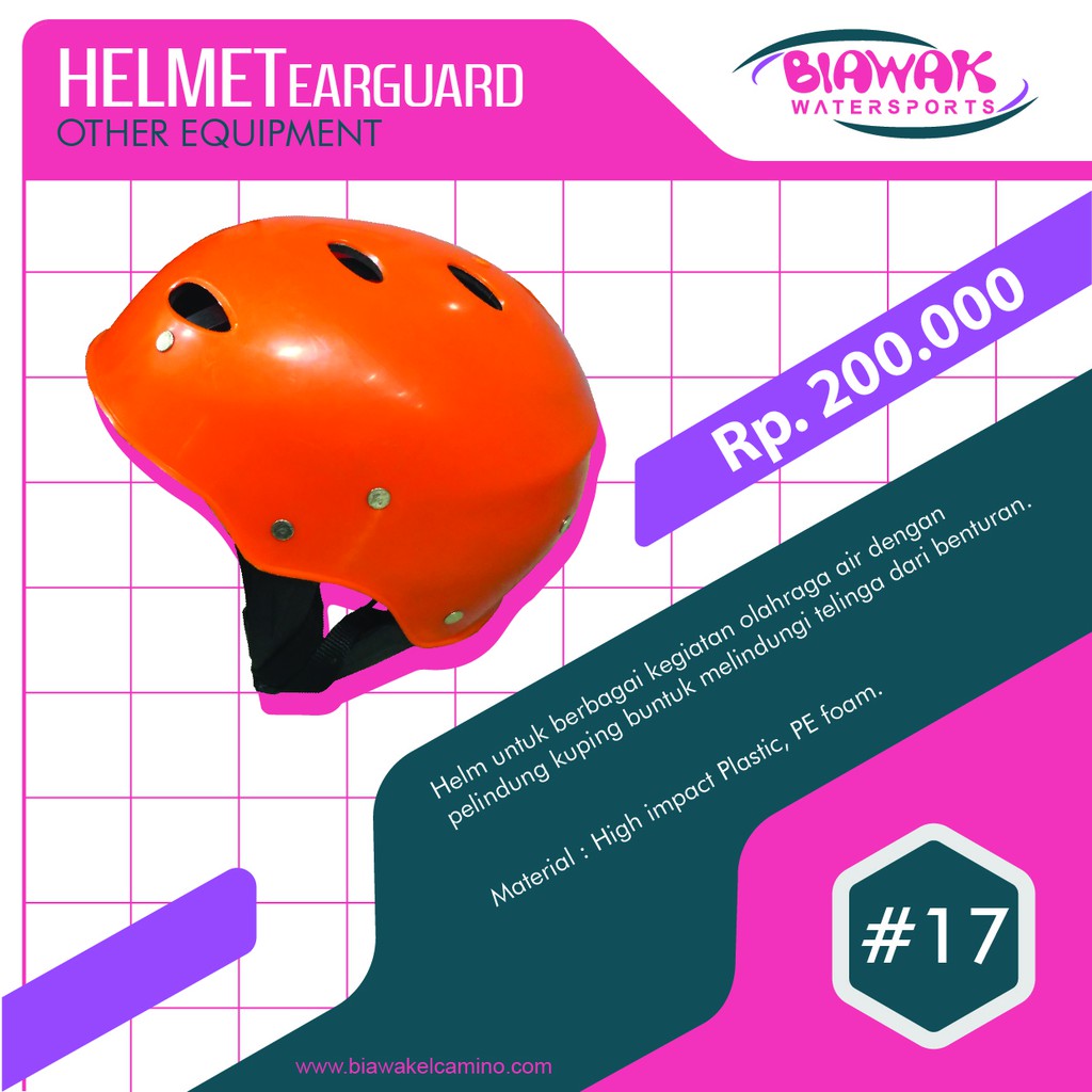 Jual Helm for Tubing, Rafting, Outdoor Activity | Shopee Indonesia
