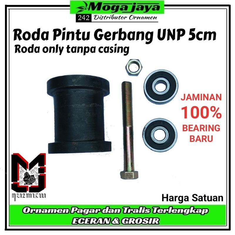 Jual roda unp 5cm roda pintu gerbang | Shopee Indonesia