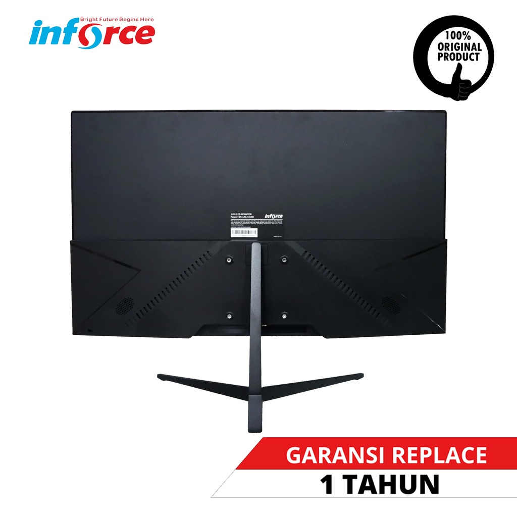 Jual Inforce Monitor 24IN Bezel Less VGA + HDMI + SPEAKER 24