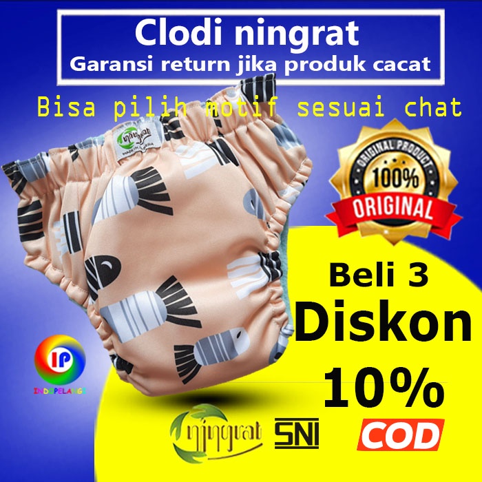 Jual Diapers Clodi Ningrat Pampers Popok Kain Bayi Pempers Clodi Bayi ...