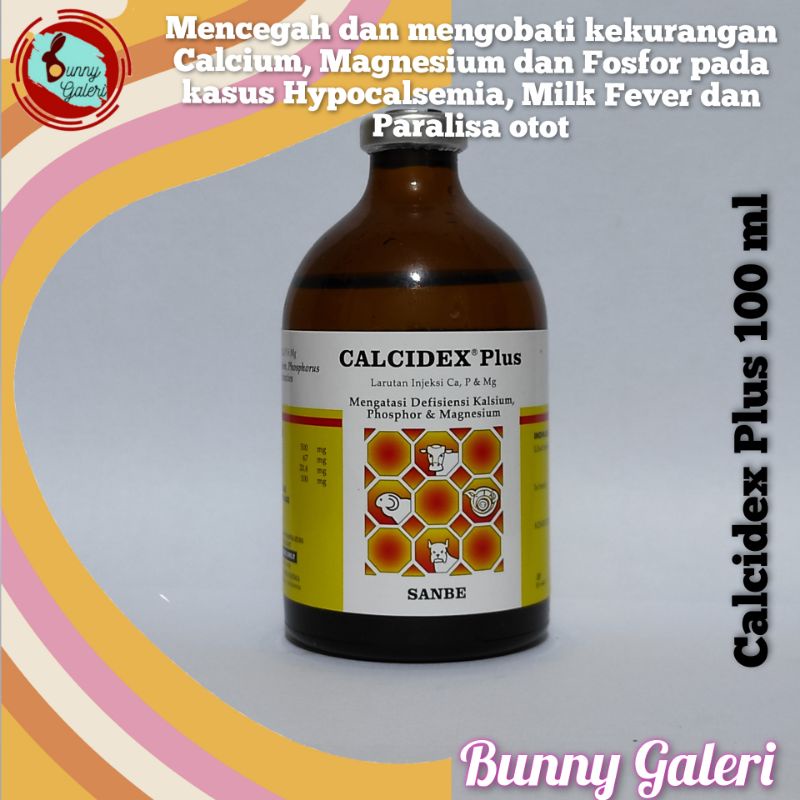 Jual CALCIDEX PLUS 100 ml, preparat Calcium, magnesium dan phospor ...
