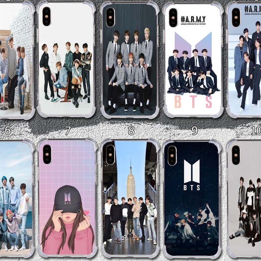 Jual Custom Anti Crack Soft 2D BTS // For All Type,Bisa Tambah Nama ...