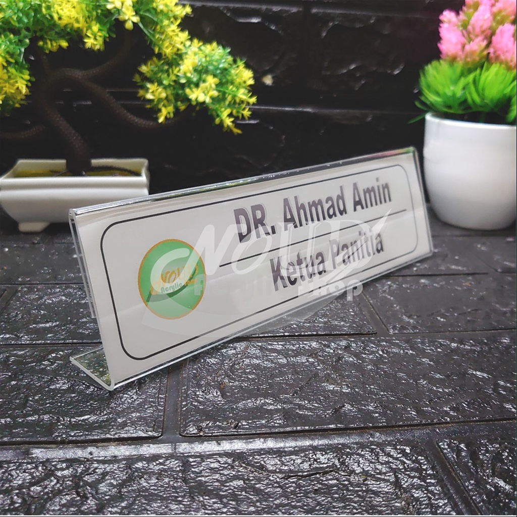 Jual Nama Meja Akrilik - name desk 7x25 | Shopee Indonesia