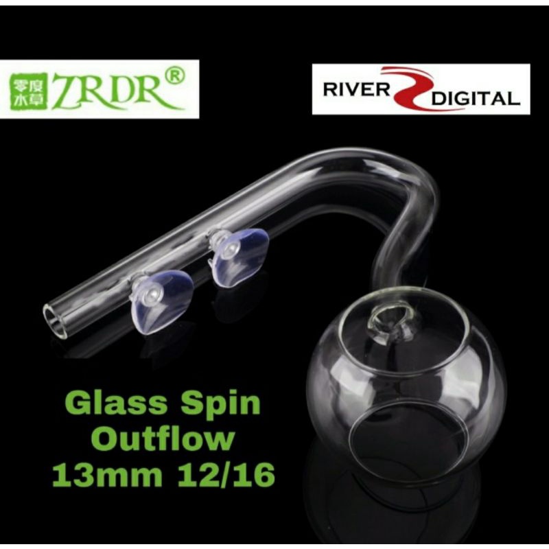 Jual Aquascape WYIN / ZRDR Lily Pipe Spin Glass 12/16 13mm Outflow