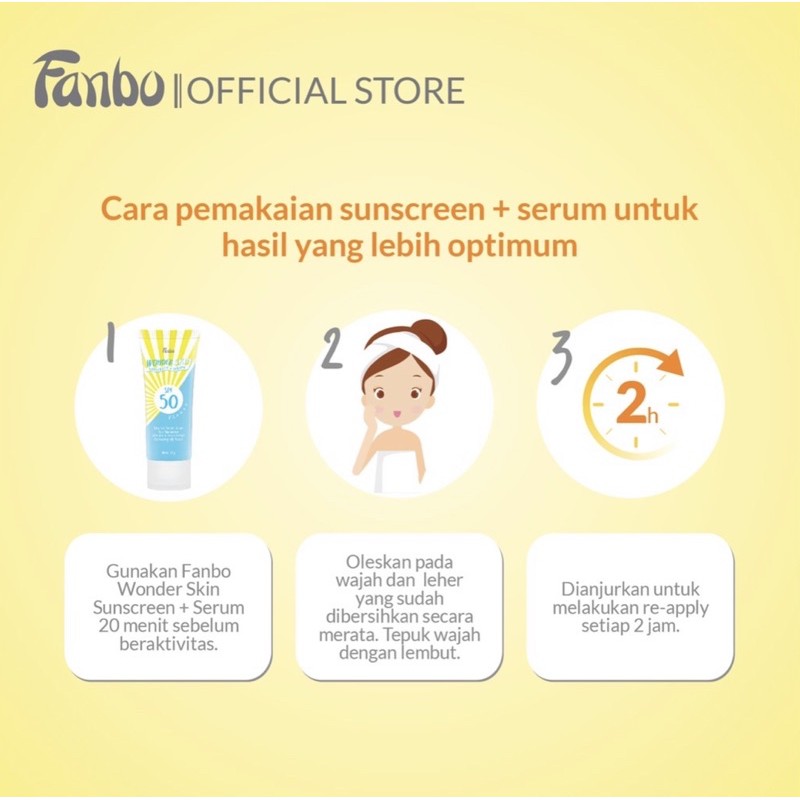 Jual Fanbo Acne Rescue Water Gel / Wonder Skin Sunscreen Serum Spf 35 ...