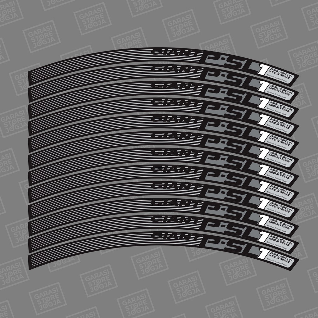 Jual Custom Decal Stiker Rims Giant PSL 1 | Shopee Indonesia