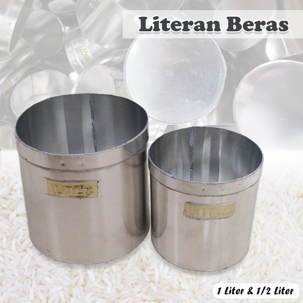 Jual Literan Beras Takaran Beras Ukuran 1 Liter And 12 Liter Stainless Steel Shopee Indonesia 8554