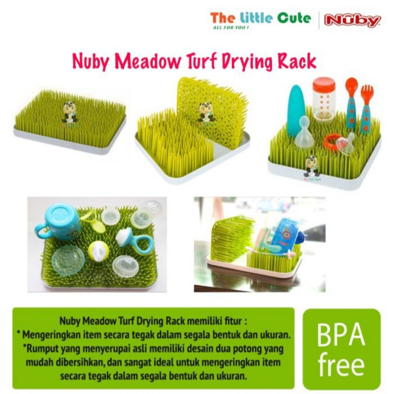 Jual PRELOVED NUBY MEADOW TURF DRYING RACK rak pengering botol susu bayi Shopee Indonesia