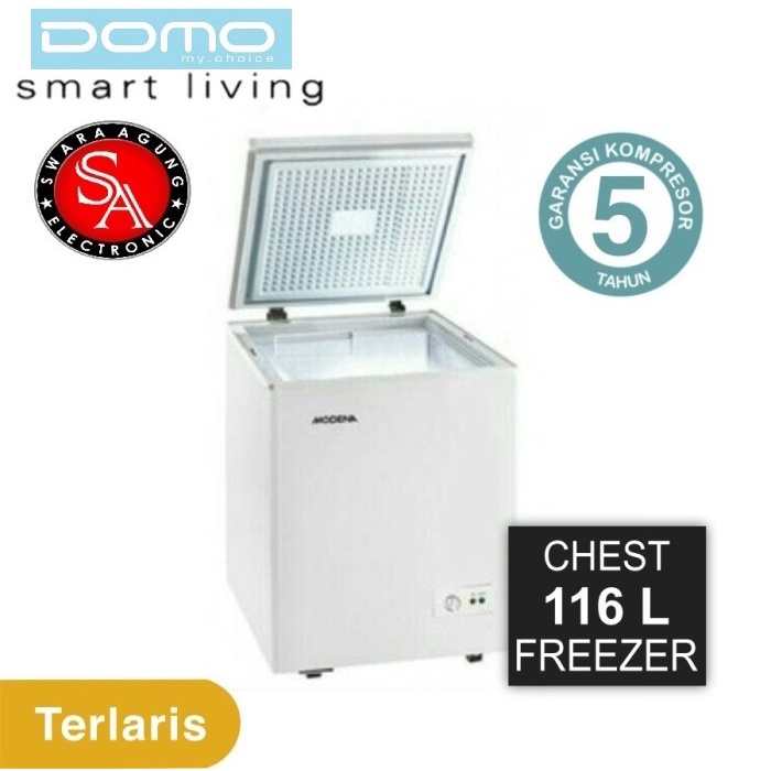 Jual Chest Freezer 100 Liter DOMO Type DF0120 (Khusus Daerah Medan