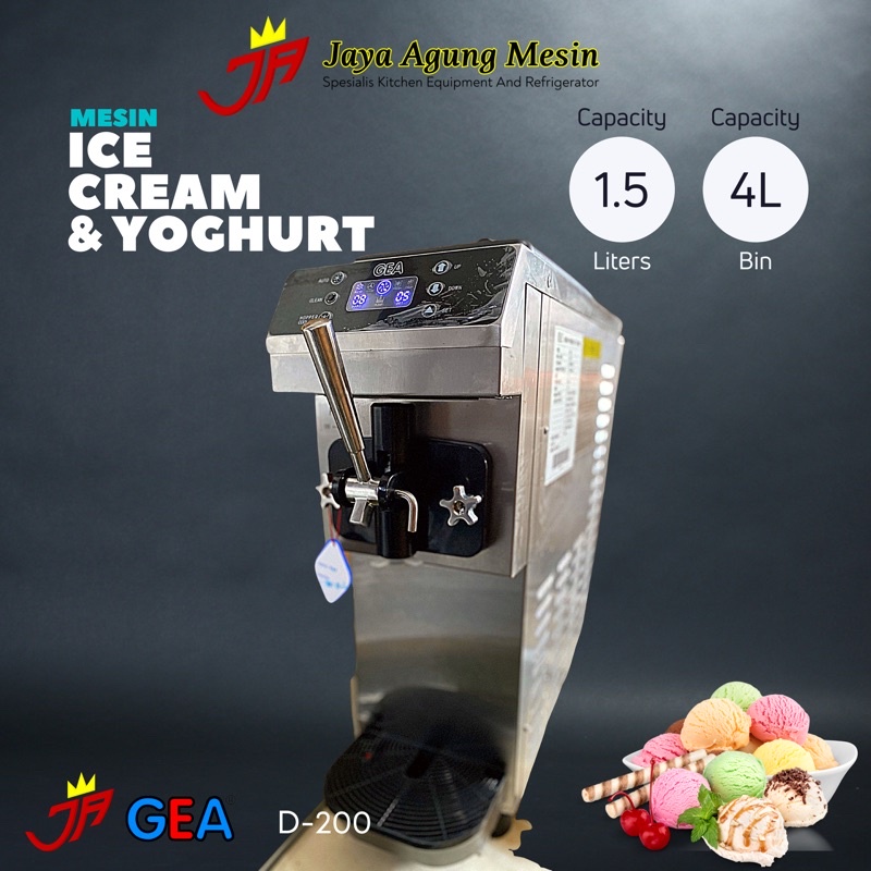 Harga mesin soft discount ice cream gea