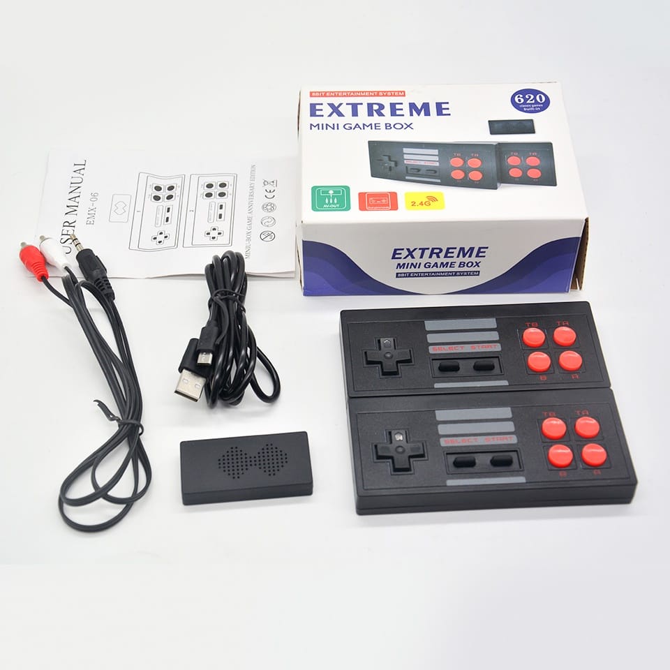 Extreme mini game box store 8 bit entertainment system wireless