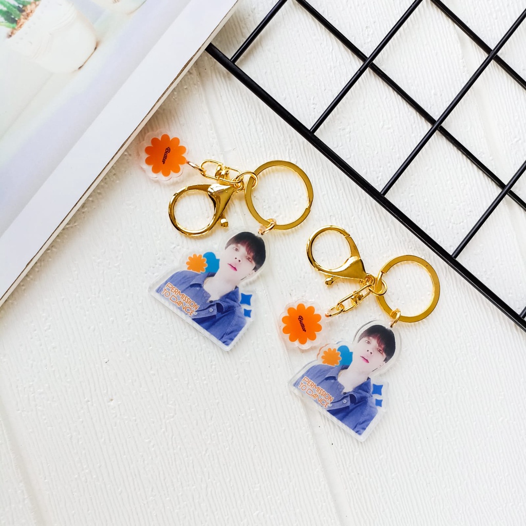 Jual Keyring Akrilik Bangtan Permission To Dance Little Wishes Keychain ...