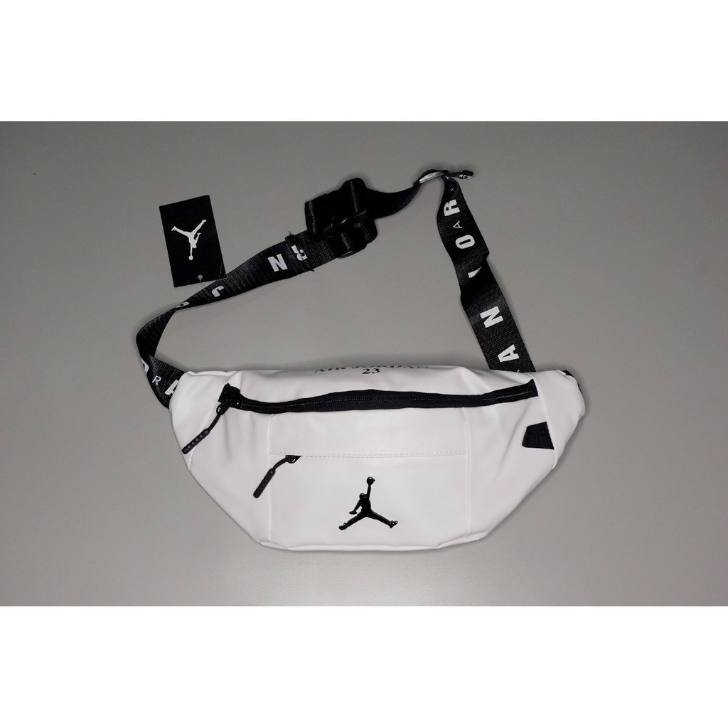 Nike air jordan cheap white waist bag