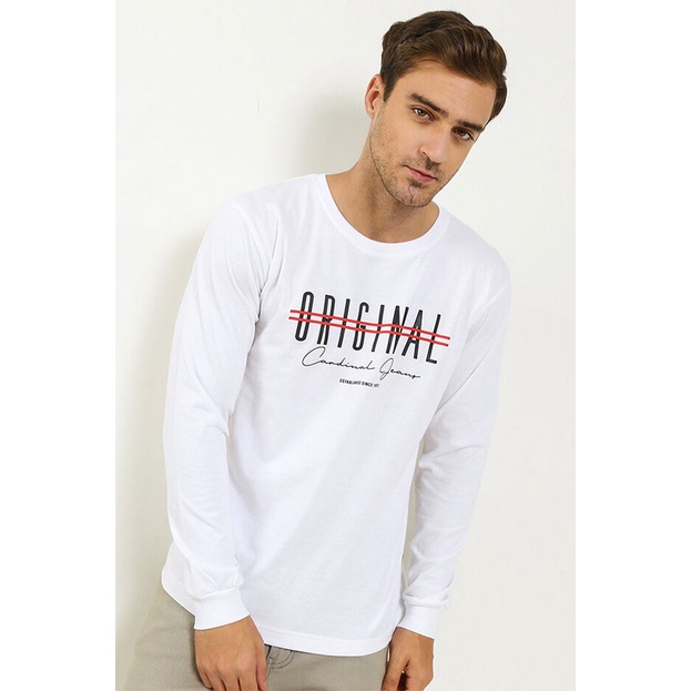 Jual t shirt pria regular cardinal c1878j08a shopee indonesia
